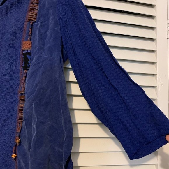 Vintage Nancy Bolen City Girl Large Western/Boho Patchwork Button Down Top - Picture 12 of 14